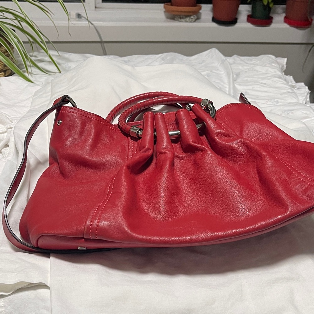 Elegant Red Women's Satchel